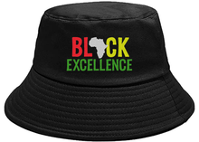 Load image into Gallery viewer, Black Excellence Bucket Hat