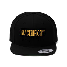 Load image into Gallery viewer, Blacknificient Black Snapback Hat