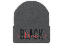 Load image into Gallery viewer, Black Love Beanie
