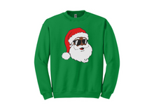 Load image into Gallery viewer, Black Santa Sweatshirt
