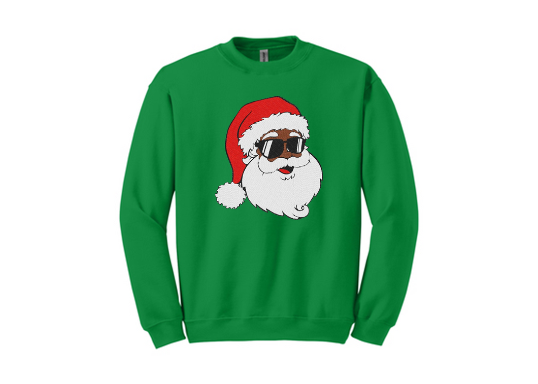 Black Santa Sweatshirt