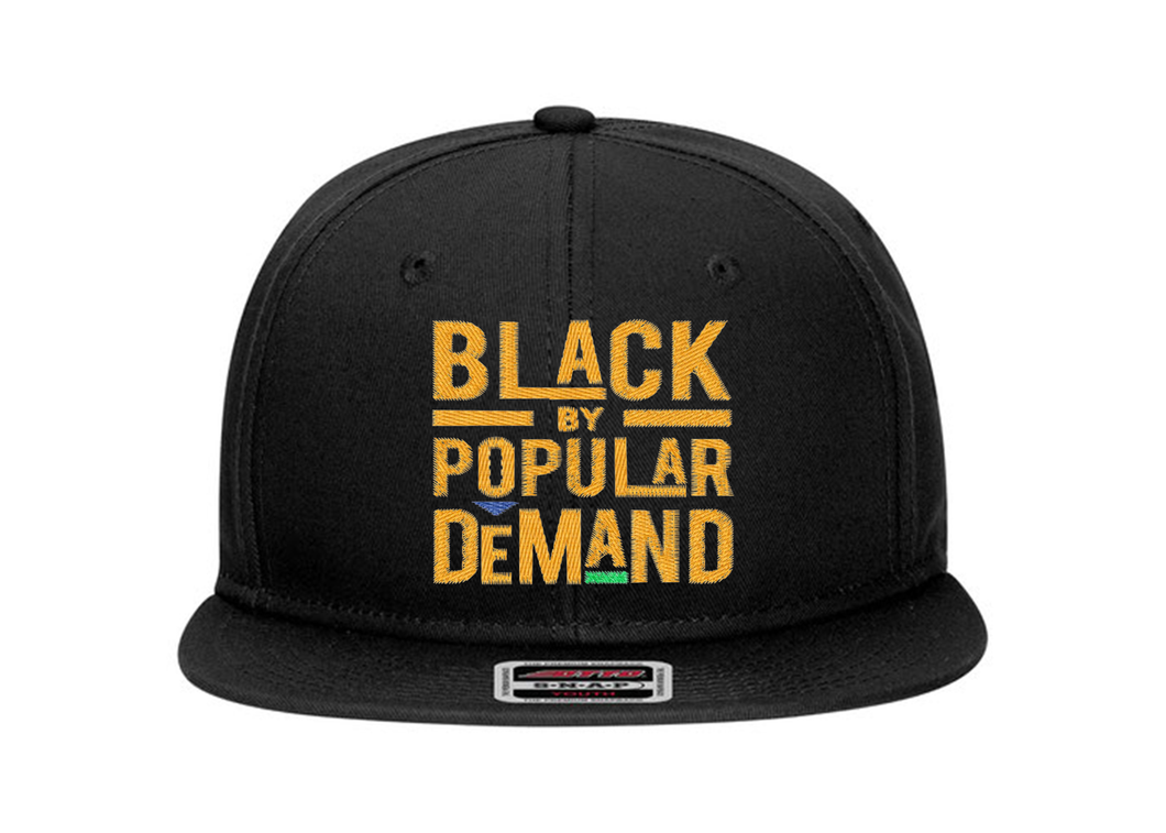 Black by Popular Demand Snap Back Hat