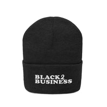 Load image into Gallery viewer, Black 2 Business Beanie
