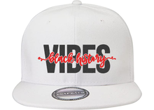 Load image into Gallery viewer, Black History Vibes Snapback Hat
