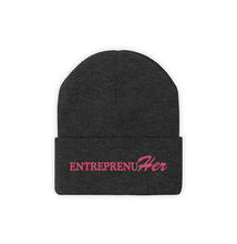 Load image into Gallery viewer, EntreprenuHer beanies are for women making boss moves.
