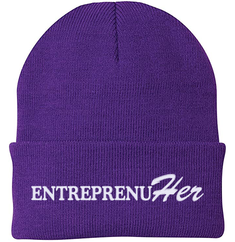 EntreprenuHer beanies are for women making boss moves.