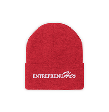 Load image into Gallery viewer, EntreprenuHer beanies are for women making boss moves.
