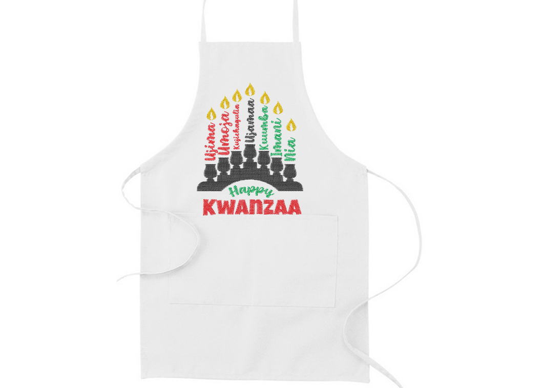 Happy Kwanzaa Apron