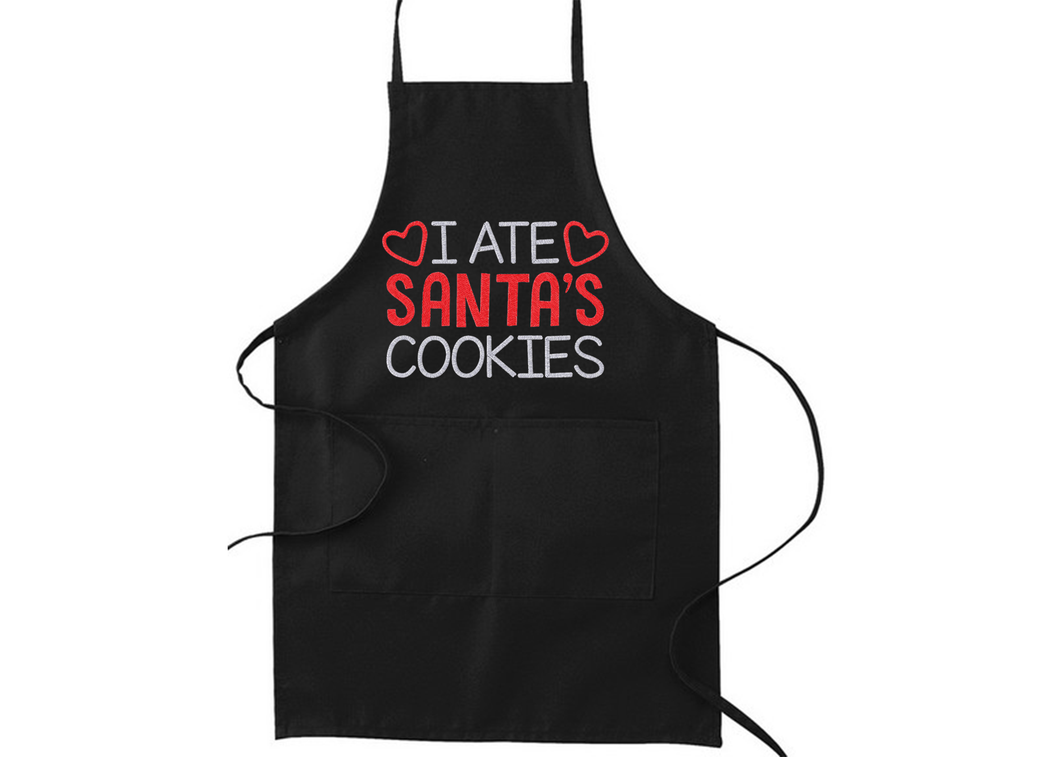 I Ate Santa's Cookies Apron